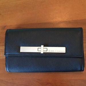ENZO ANGIOLINI Black Leather Wallet - EUC